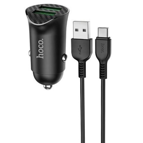 Зарядний пристрій Hoco Z39 QC3.0 2USB/18W Type-C