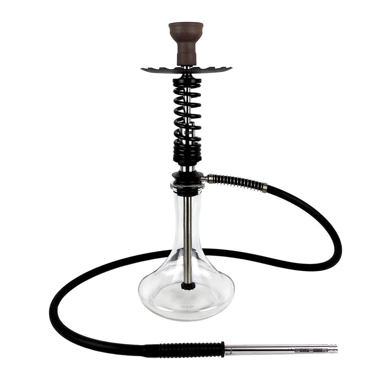 Кальян Hookah Trumpet Rider S Black Gloss колба Craft Clear