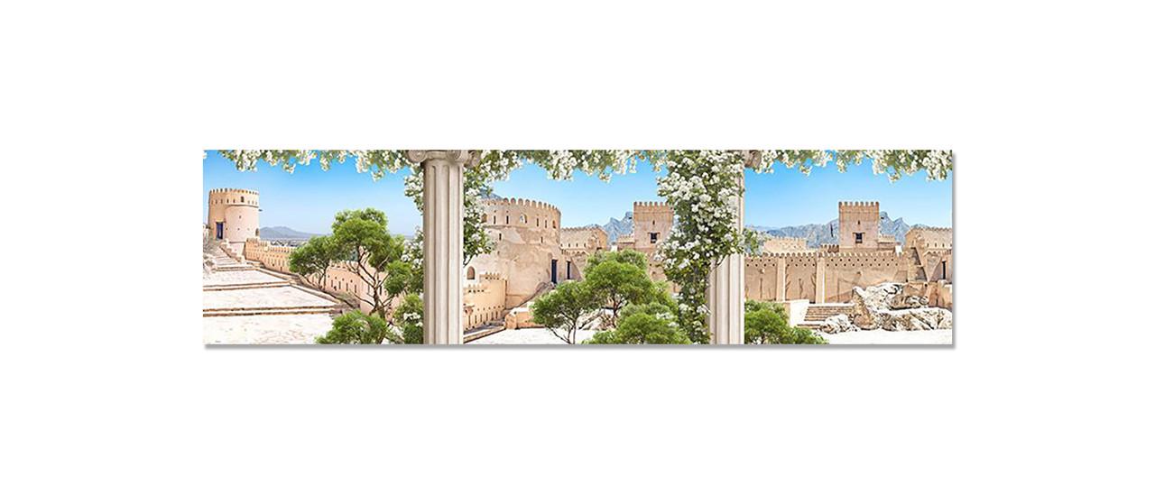 Наклейка виниловая на кухню Zatarga Замок в Пустыне 650х2500 мм (1289776672) Наклейка виниловая на кухню Zatarga Замок в Пустыне 650х2500 мм (1289776672)