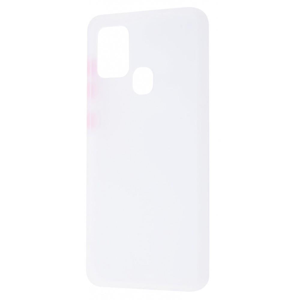 Чехол матовый Matte Color Case (TPU) Samsung Galaxy A21s (A217F) white