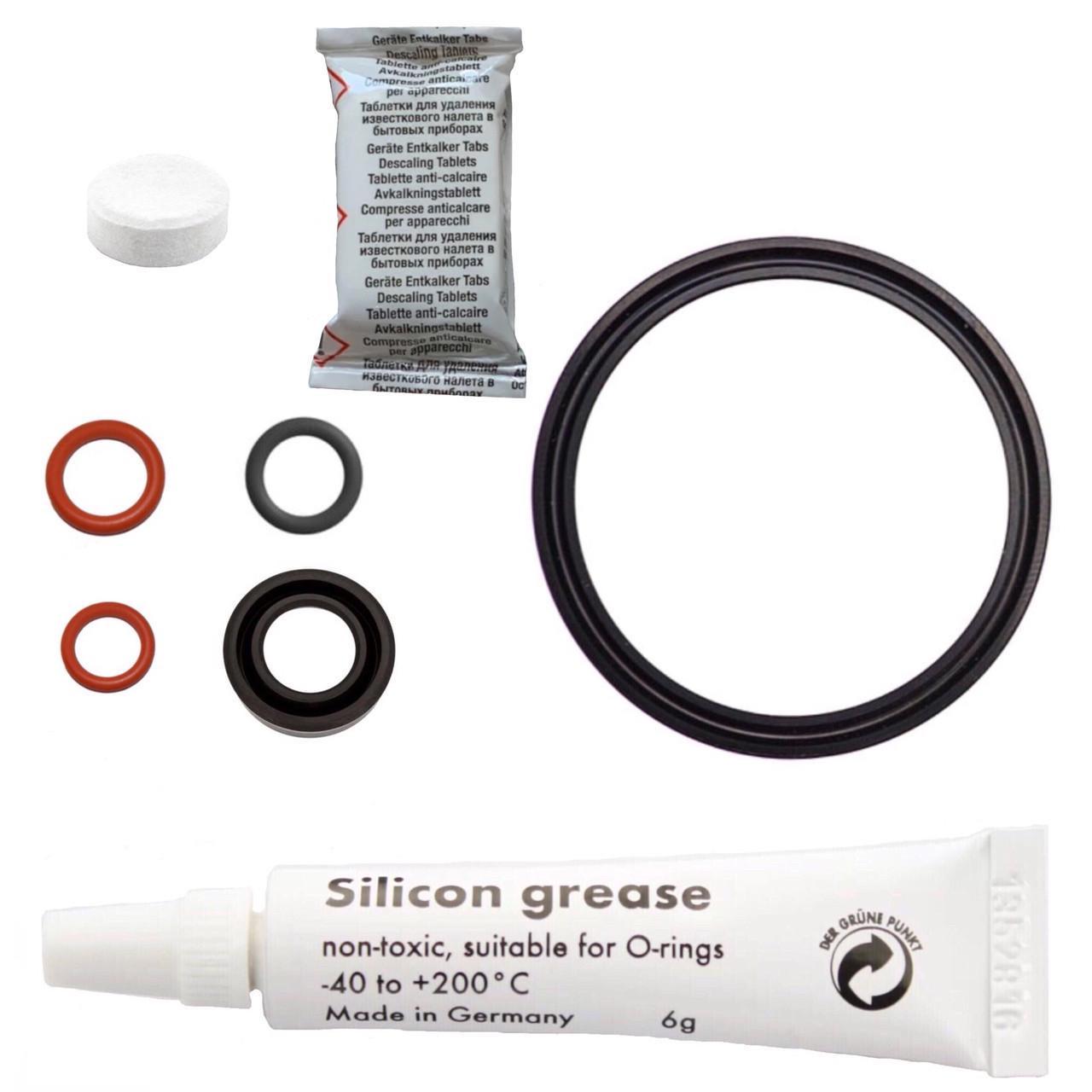 Ремкомплект для обслуговування заварного блоку кавомашини Melitta зі змазкою Silikonfett (1601281881)