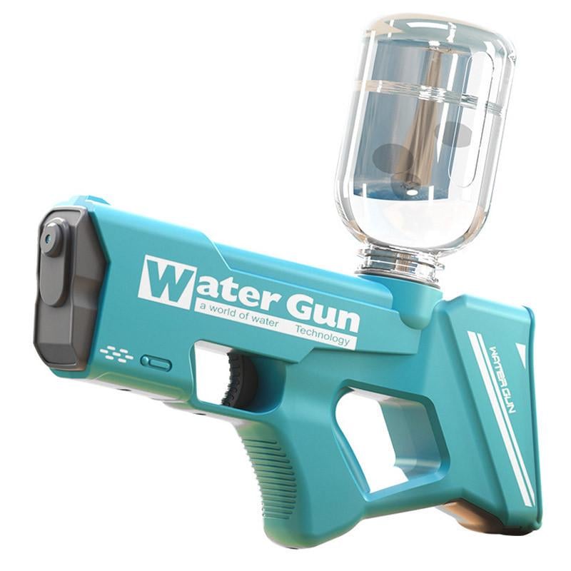 Дитячий іграшковий пістолет водяний акумуляторний Water Gun 8001 200 мл Light Blue (00000078663_1)
