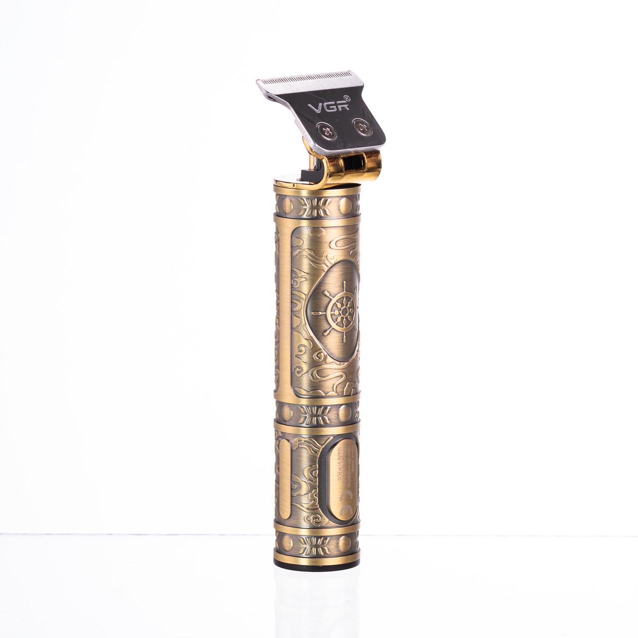 Тример для стрижки волосся та бороди VGR V-085 з насадками (7359) - фото 9 Тример для стрижки волосся та бороди VGR V-085 з насадками (7359) - фото 9