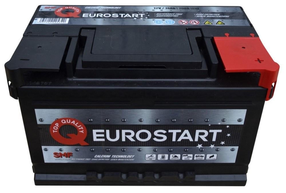 Акумулятор автомобільний EUROSTART 574014070 EN 6СТ-74Ah АзЕ 700A (43075)