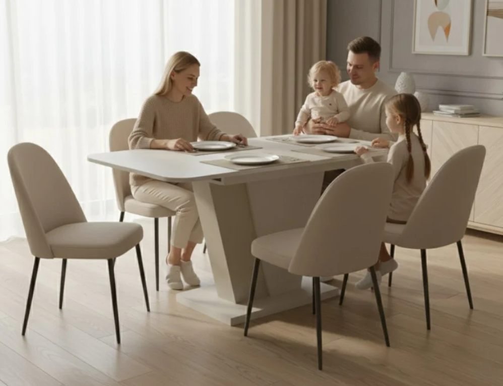 Обеденный стол раскладной FOREST S/K 140-180х80 см Стоун бейж/Шелковый камень (32805665) Обеденный стол раскладной FOREST S/K 140-180х80 см Стоун бейж/Шелковый камень (32805665)