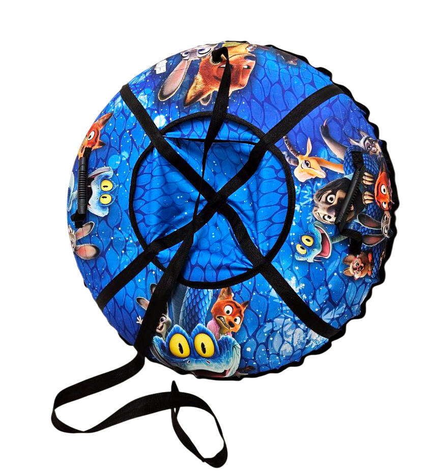 Тюбінг надувний TAKE&RIDE Zoo Зоопарк з камерою для дітей та дорослих 100 см