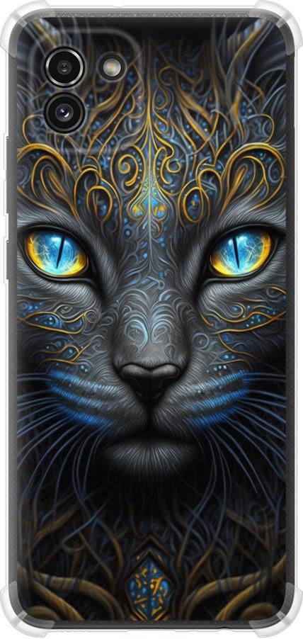 Чехол на Samsung Galaxy A03 A035F Кошка (5548sp-2499-42517)