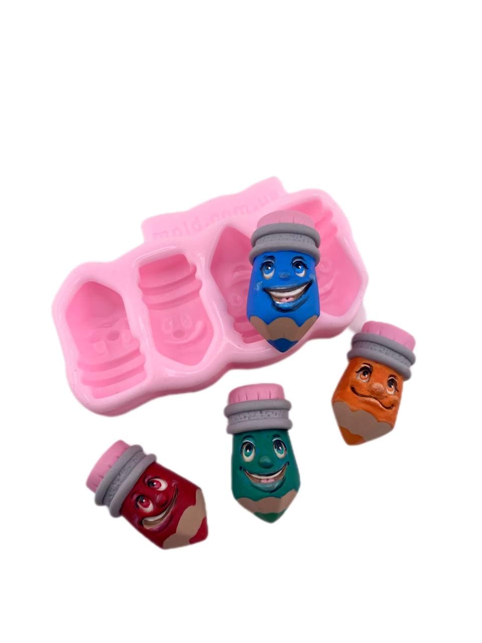 Молд силіконовий Олівці-цукерки (11622)