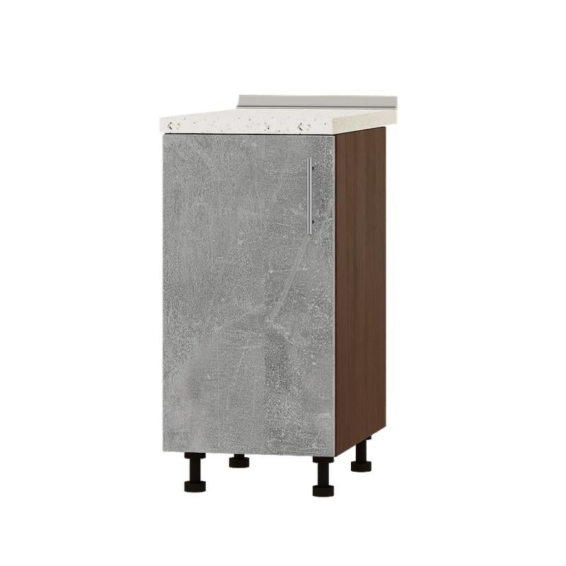 Кухонный модуль нижний Эверест Оптима Н83-400 40х47х82 см Бетон (DTM-3747)