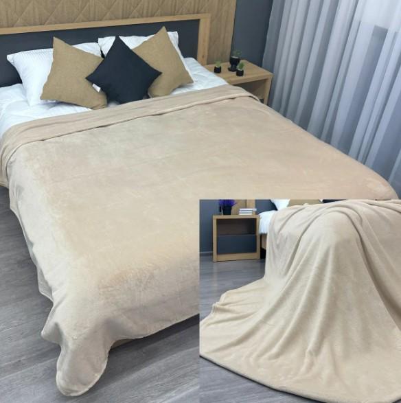 Покрывало велсофт Decorator WellSoft 150х210 см Бежевый (87-268 1,5) - фото 7