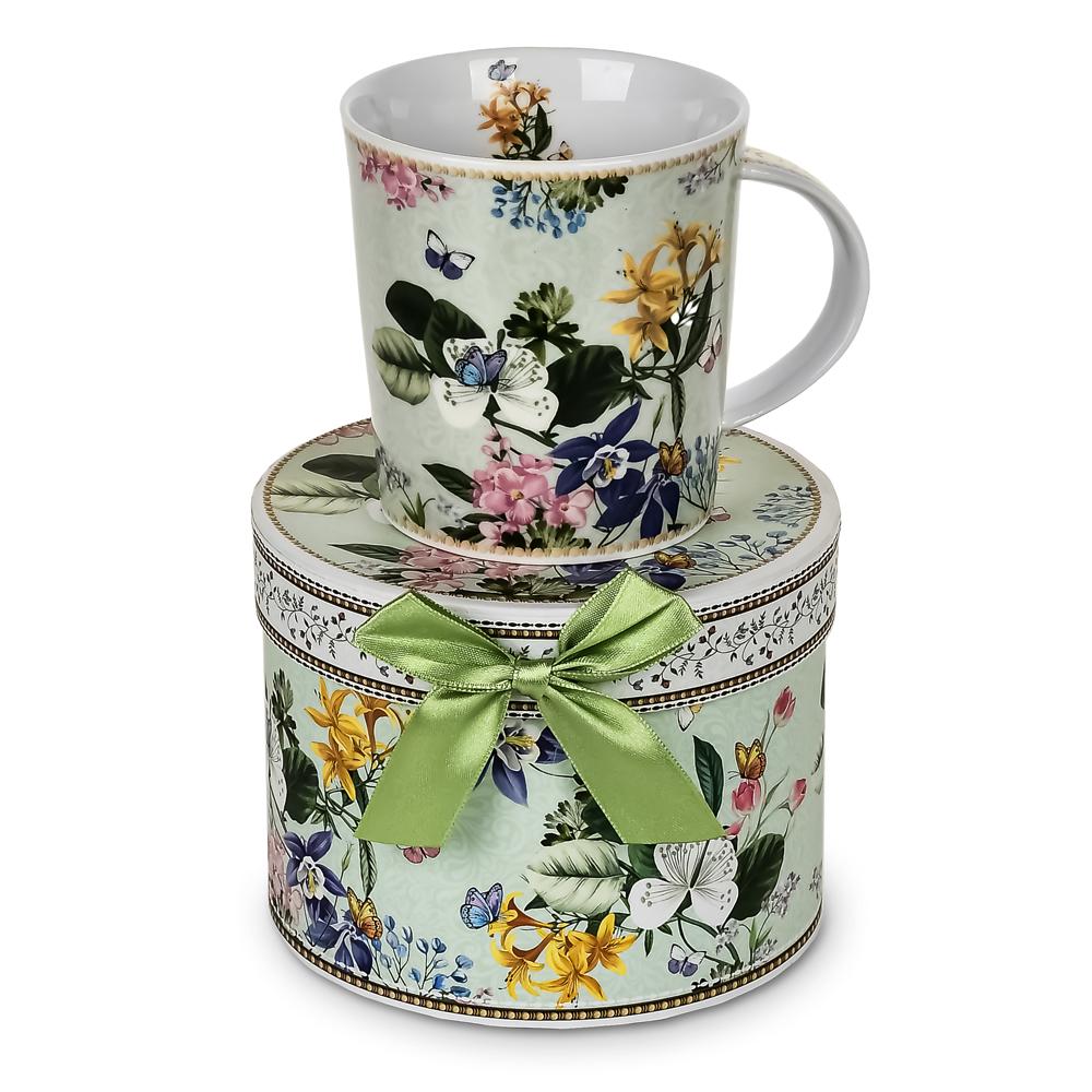 Чашка фарфоровая Stenson Primavera 320 мл (R33336)