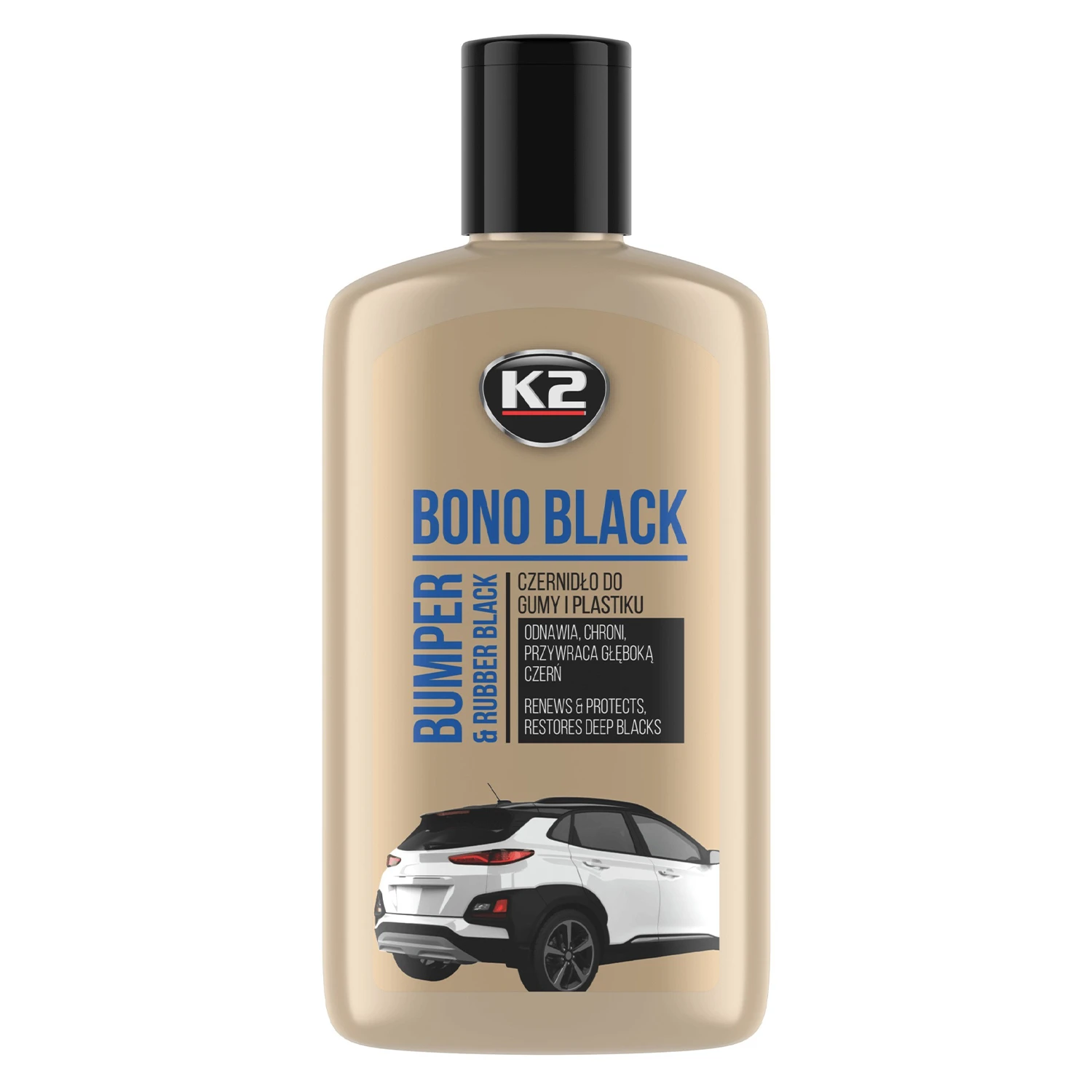 Засіб для чорніння шин та бамперів K2 Bono 250 мл Black (K030N) Засіб для чорніння шин та бамперів K2 Bono 250 мл Black (K030N)