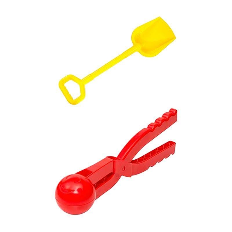 Игровой набор Бамсик Зимние игрушки №2 с лопаткой и снежоклипом 118/7 Yellow/Red (31553272)