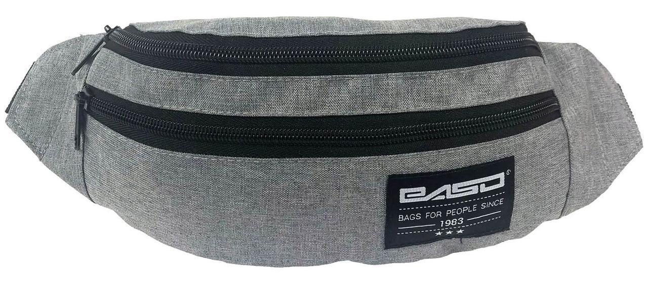 Сумка на пояс бананка Paso Світло-сірий (PPNS19-509)