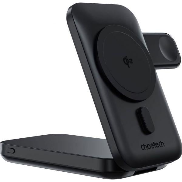 Повербанк Choetech Magnetic 10000 mAh Qi-2 15W Black (B750-CCBK)