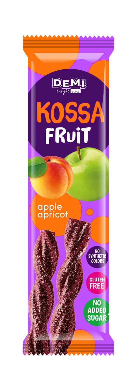 Пастила фруктовая Kossa Fruit Абрикос 15 г (2603674565) - фото 2 Пастила фруктовая Kossa Fruit Абрикос 15 г (2603674565) - фото 2
