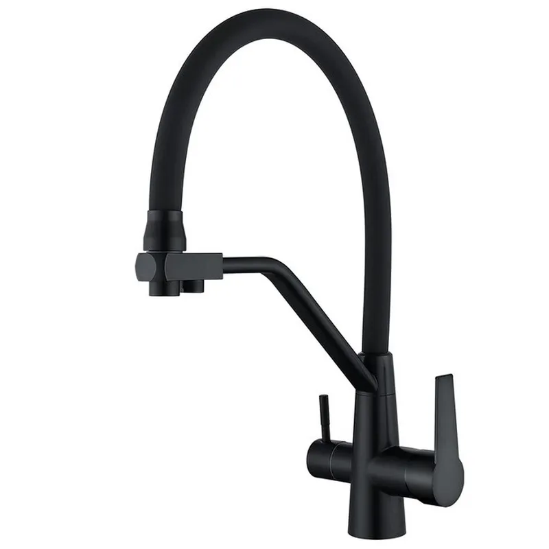 Смеситель со встроенным краном для очищенной воды MIXXUS FUL-021 с гибкой воронкой нержавеющая сталь SUS304 Черный (b-MI6021) Смеситель со встроенным краном для очищенной воды MIXXUS FUL-021 с гибкой воронкой нержавеющая сталь SUS304 Черный (b-MI6021)