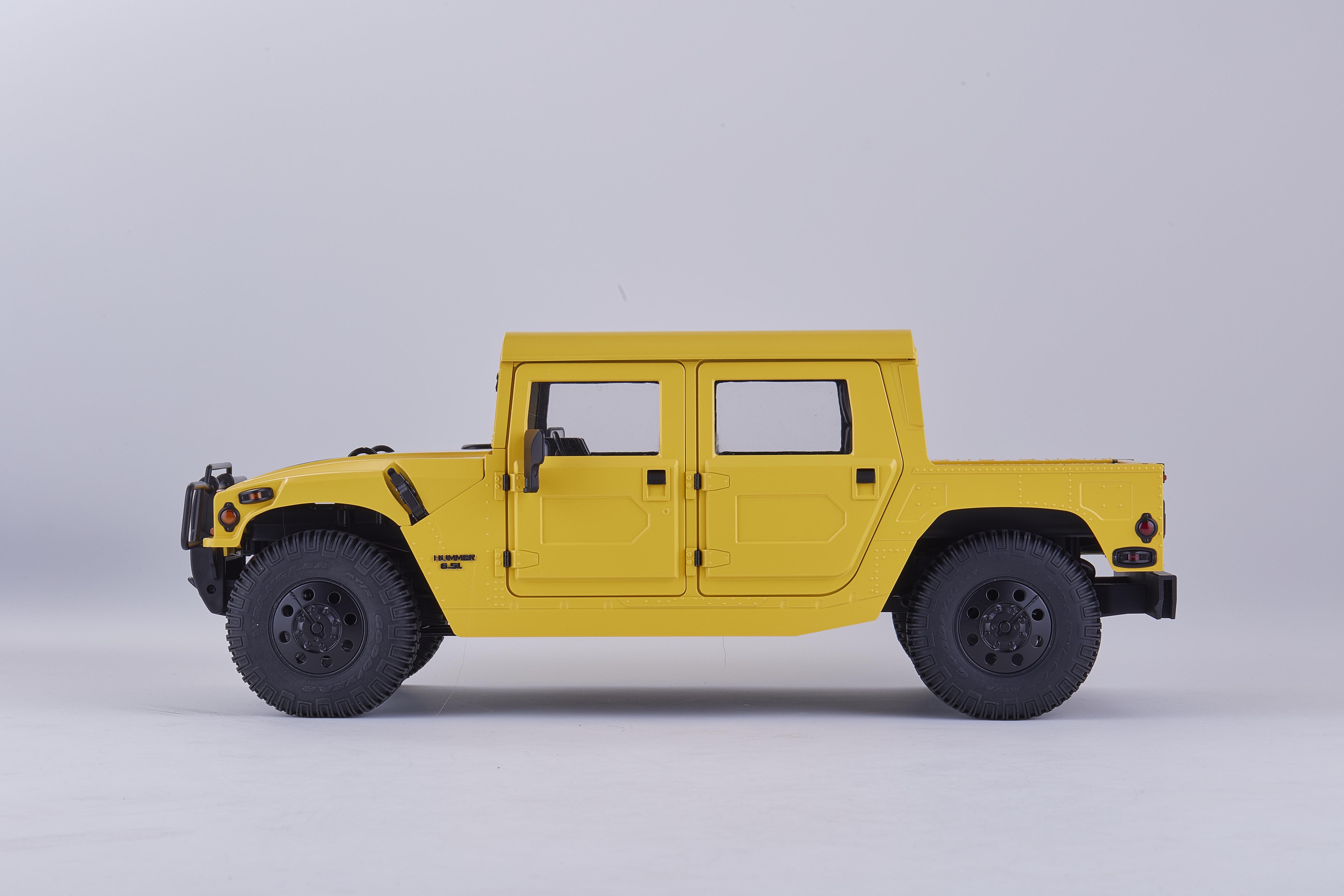 Машинка на радиоуправлении FMS 1:12 HUMMER RS Yellow - фото 11 Машинка на радиоуправлении FMS 1:12 HUMMER RS Yellow - фото 11