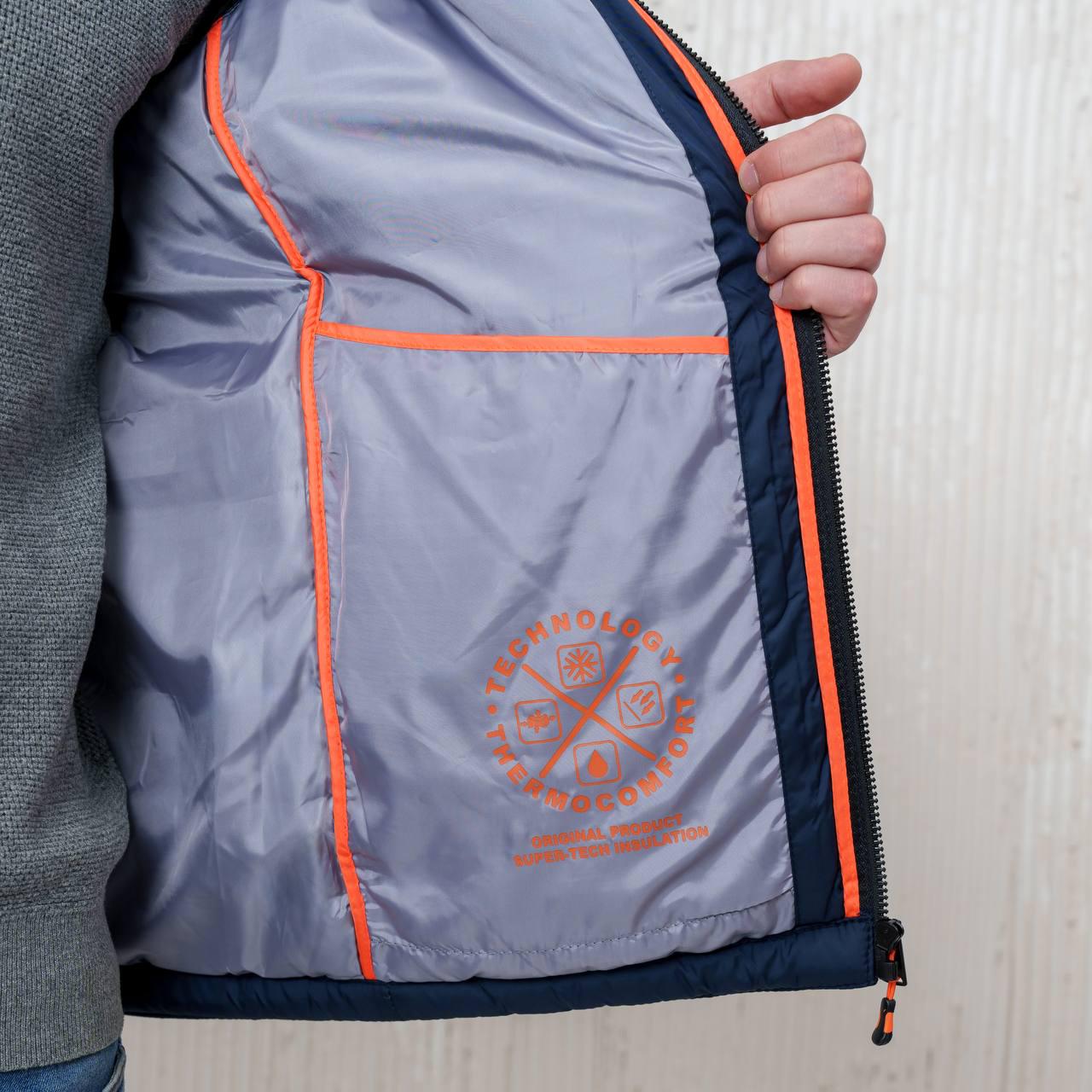 Куртка мужская демисезонная Vavalon 2118-V р. 68 Синий (29109280) - фото 8