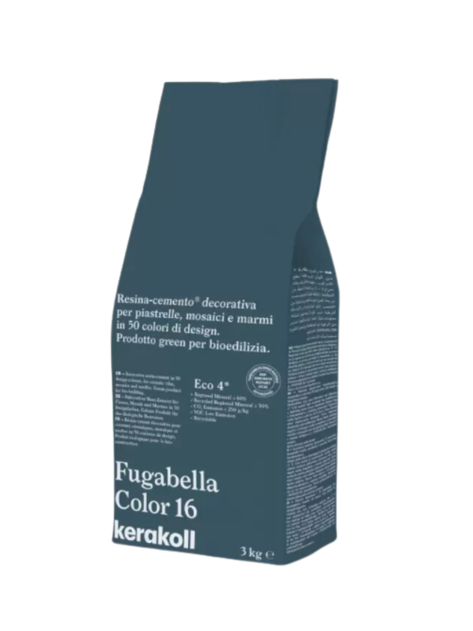 Фуга для швов Kerakoll Fugabella Color-16 3 кг Синий (KFG16) Фуга для швов Kerakoll Fugabella Color-16 3 кг Синий (KFG16)