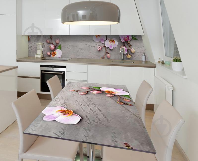 Наклейка 3Д вінілова на стіл Zatarga «Душевні листи» 600х1200 мм для будинків, квартир, столів, кав'ярень Наклейка 3Д вінілова на стіл Zatarga «Душевні листи» 600х1200 мм для будинків, квартир, столів, кав'ярень