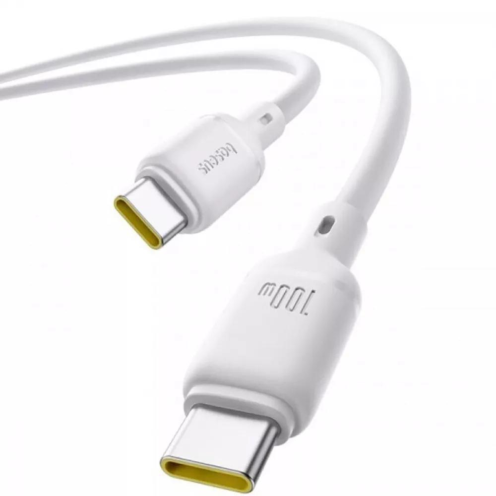 Кабель BASEUS P10377704213-00 Type-C to Type-C White (26449348) - фото 2 Кабель BASEUS P10377704213-00 Type-C to Type-C White (26449348) - фото 2