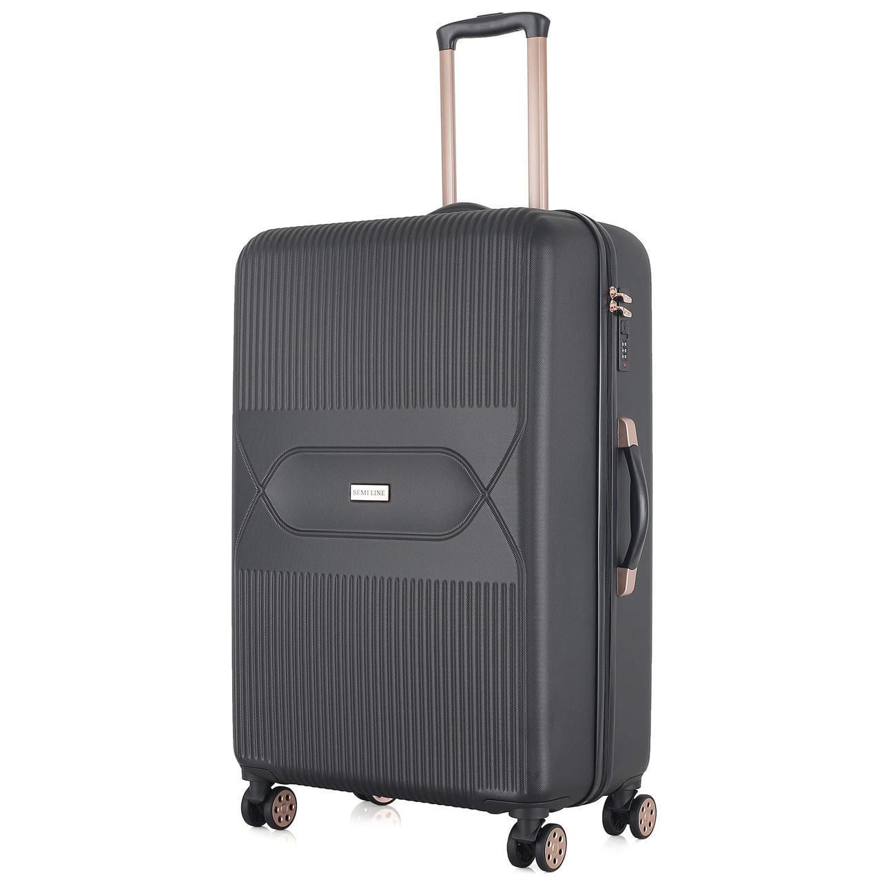 Чемодан SEMI LINE 28" L Black (T5787-3)