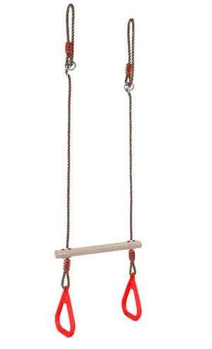 Качели Kruzzel 25383 2в1 гимнастические трапеция и перекладина