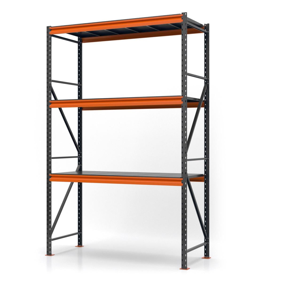 Стелаж PIN Special металевий пофарбований 3 полиці 2000х1510х900 мм