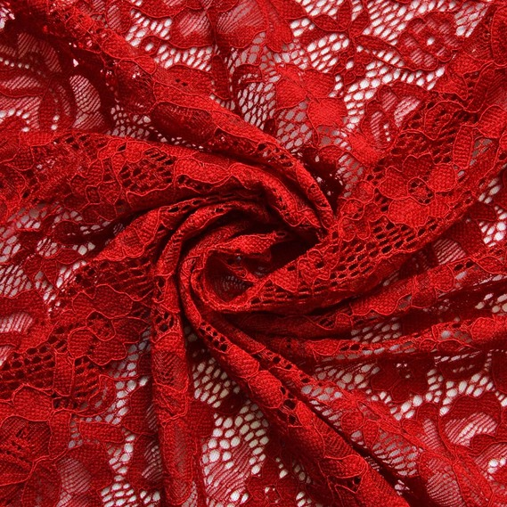 Ткань гипюр IDEIA Ариадная 1,5 м Вишневый (2200004117379)