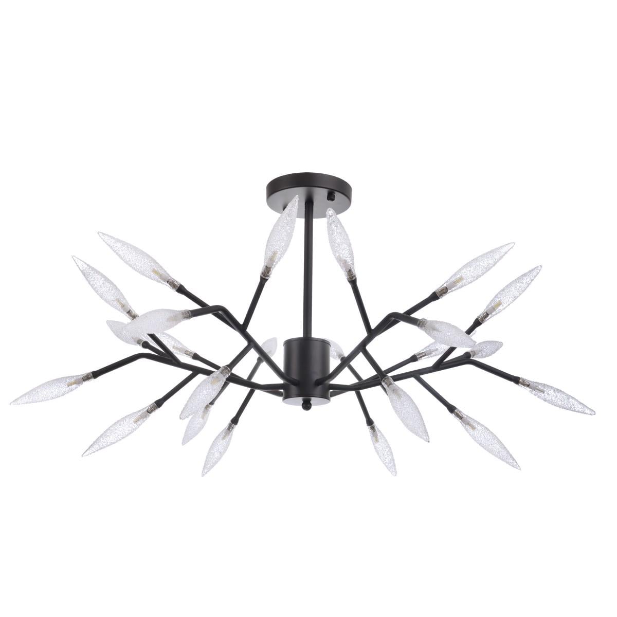 Люстра потолочная лофт Brille BL-917S/24 G4 BK