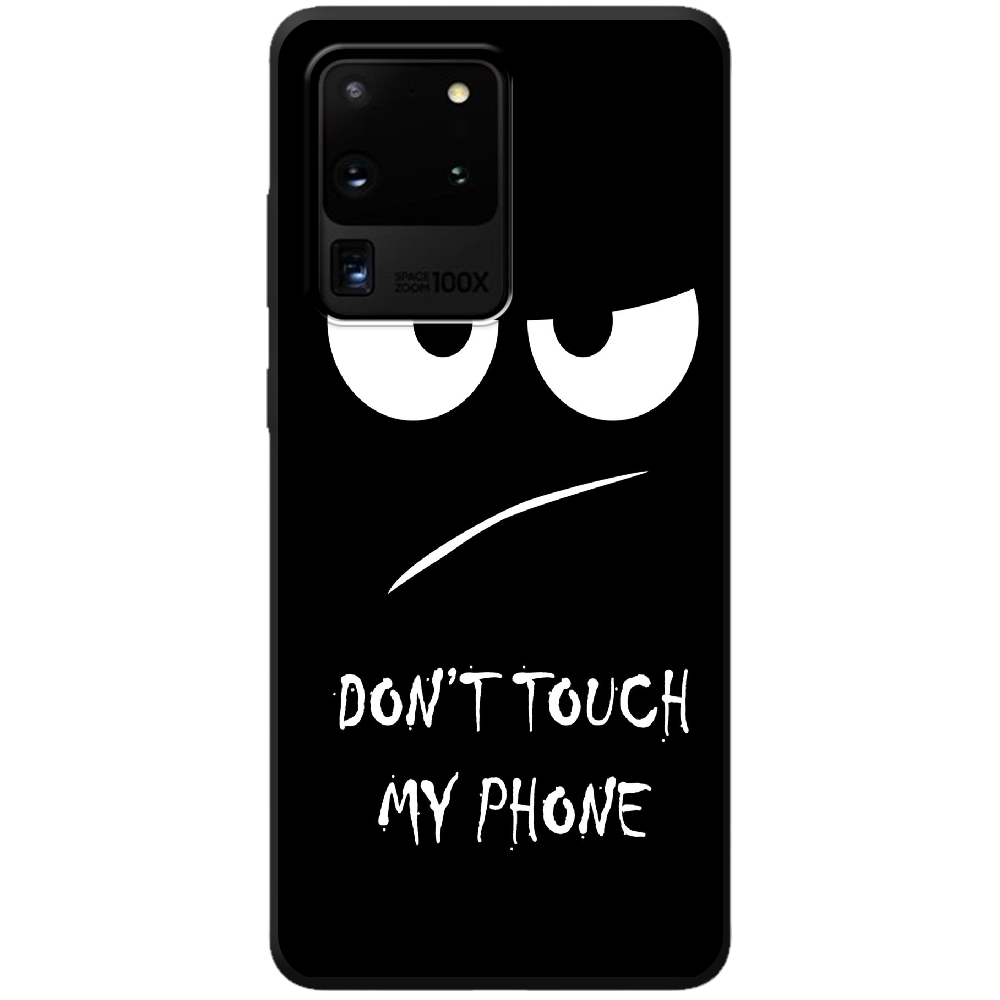 Чехол Boxface Samsung G988 Galaxy S20 Ultra Don't Touch my Phone Черный силикон (38878-up535-44015)
