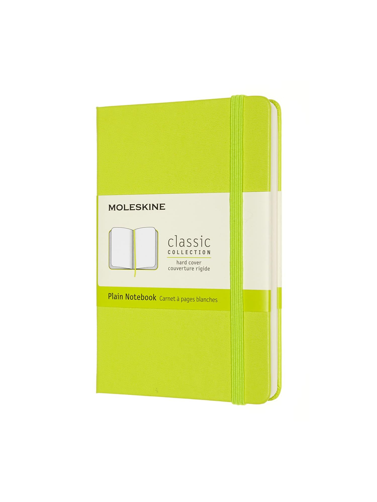 Записная книжка Moleskine Classic карманная нелинованная Лимонный/Зеленый (QP012C2)