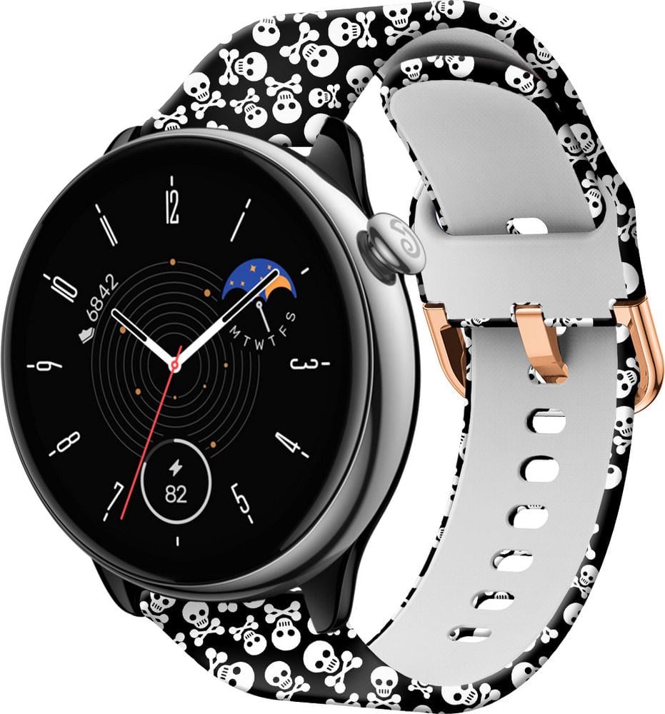 Ремешок Colorful для Amazfit GTR Mini Skull Black (33626)