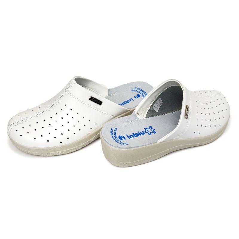 Кімнатні тапочки жіночі Inblu медичні ES41AC p. 41 25,5-26 см Білий - фото 3 Кімнатні тапочки жіночі Inblu медичні ES41AC p. 41 25,5-26 см Білий - фото 3