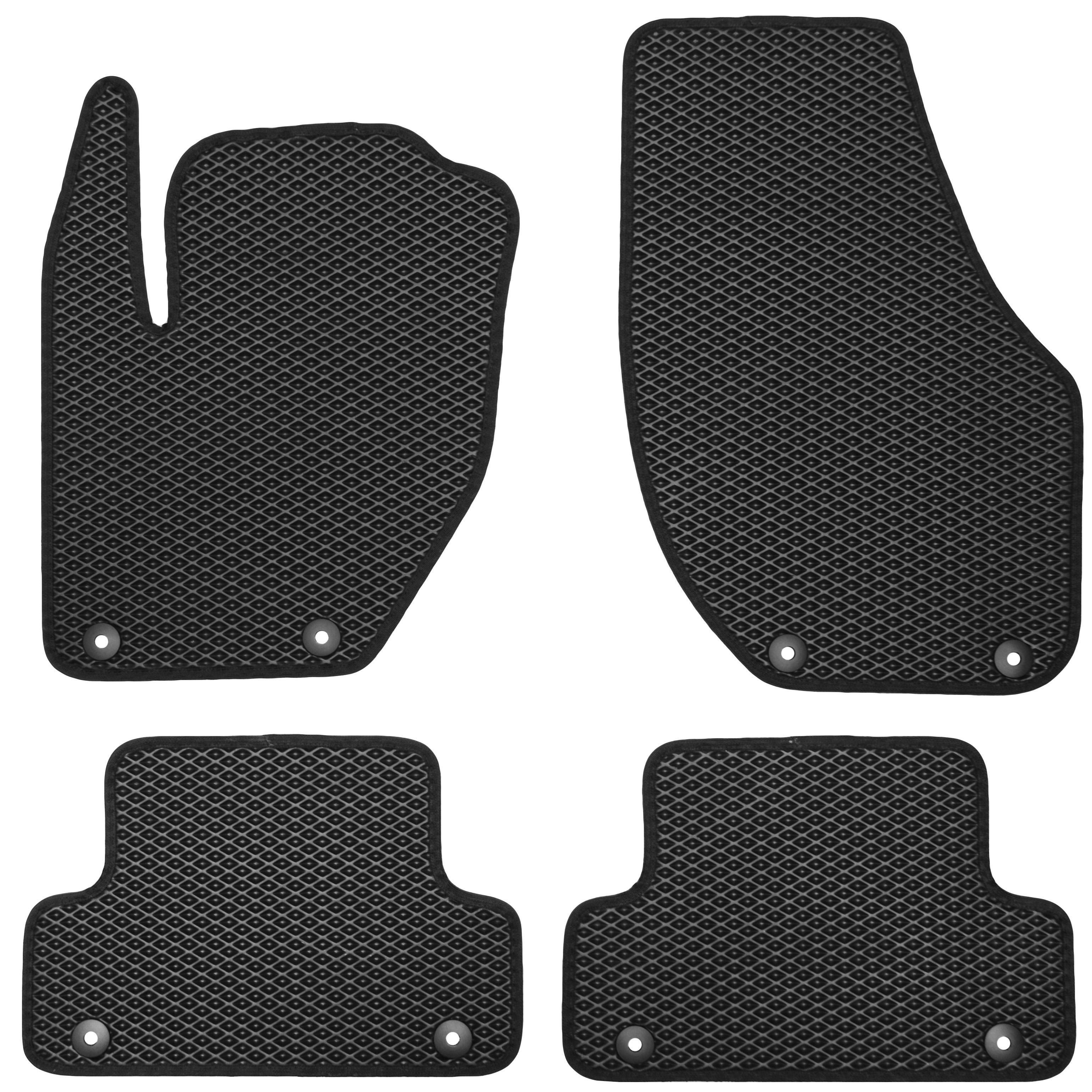 Коврики в салон для Volvo V40 '12- EVA-полимерные Черный (150696)