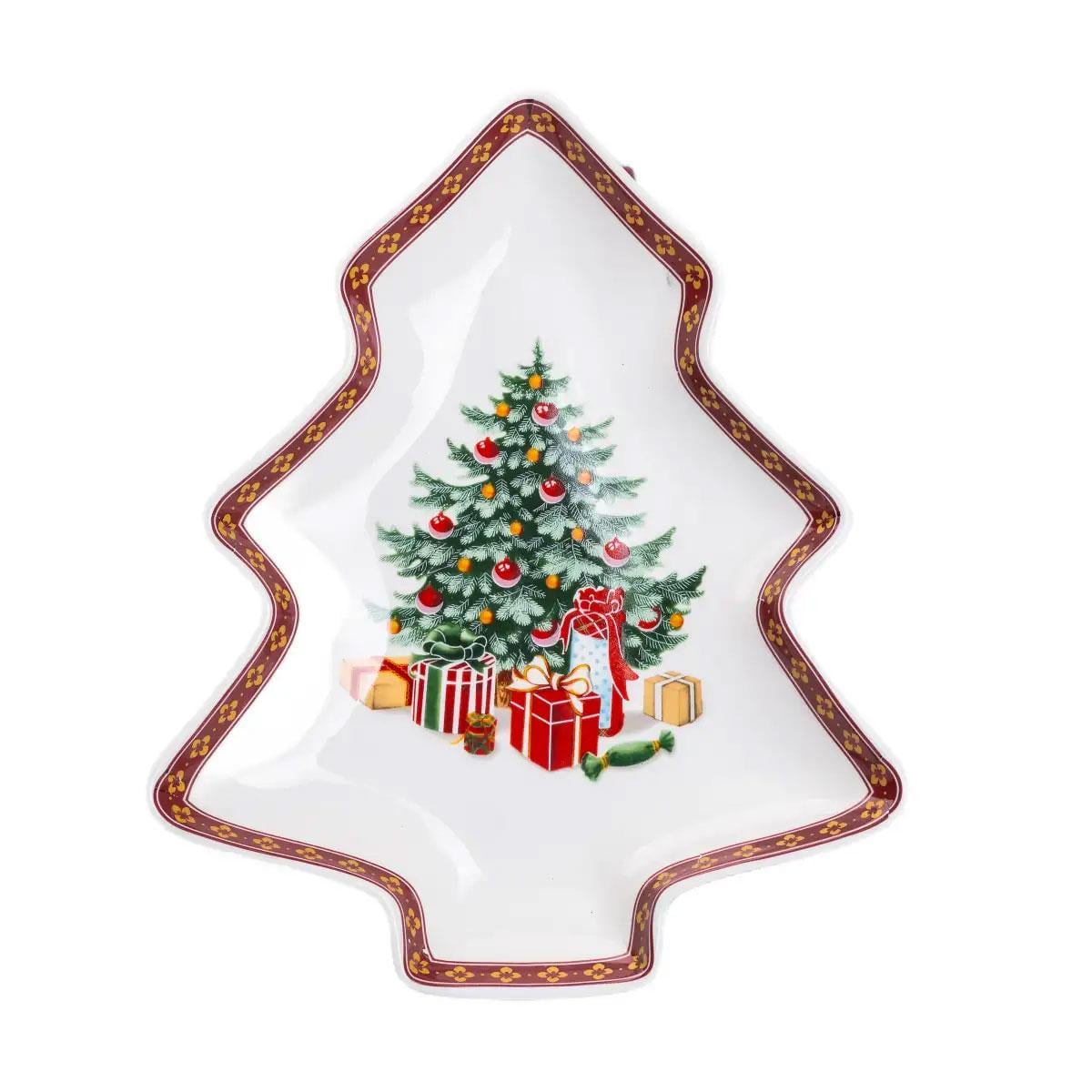 Блюдо сервировочное фигурное 25,5x21 см (5410)