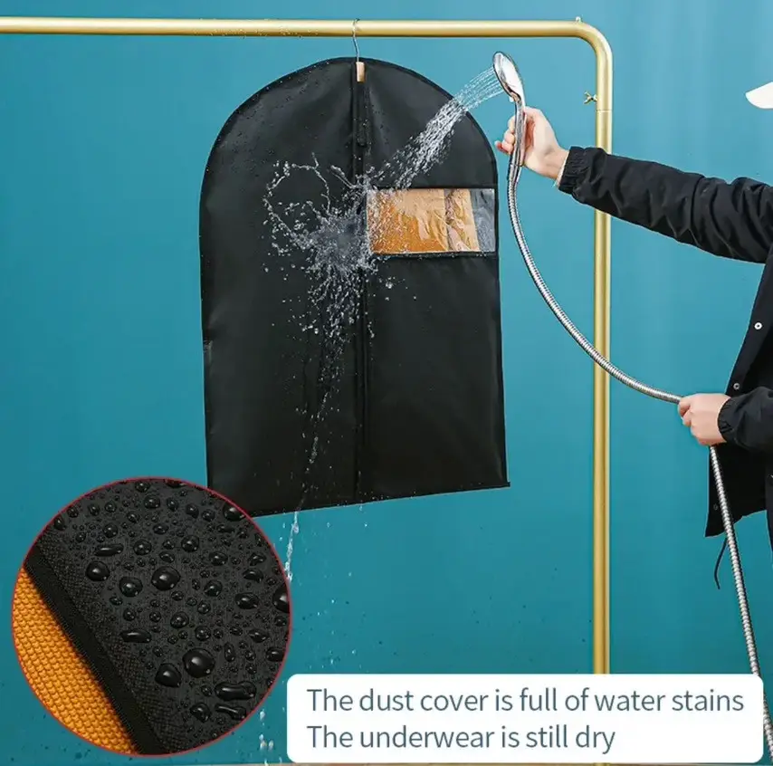 Чехол для одежды 60х80 см Черный (11522) - фото 2