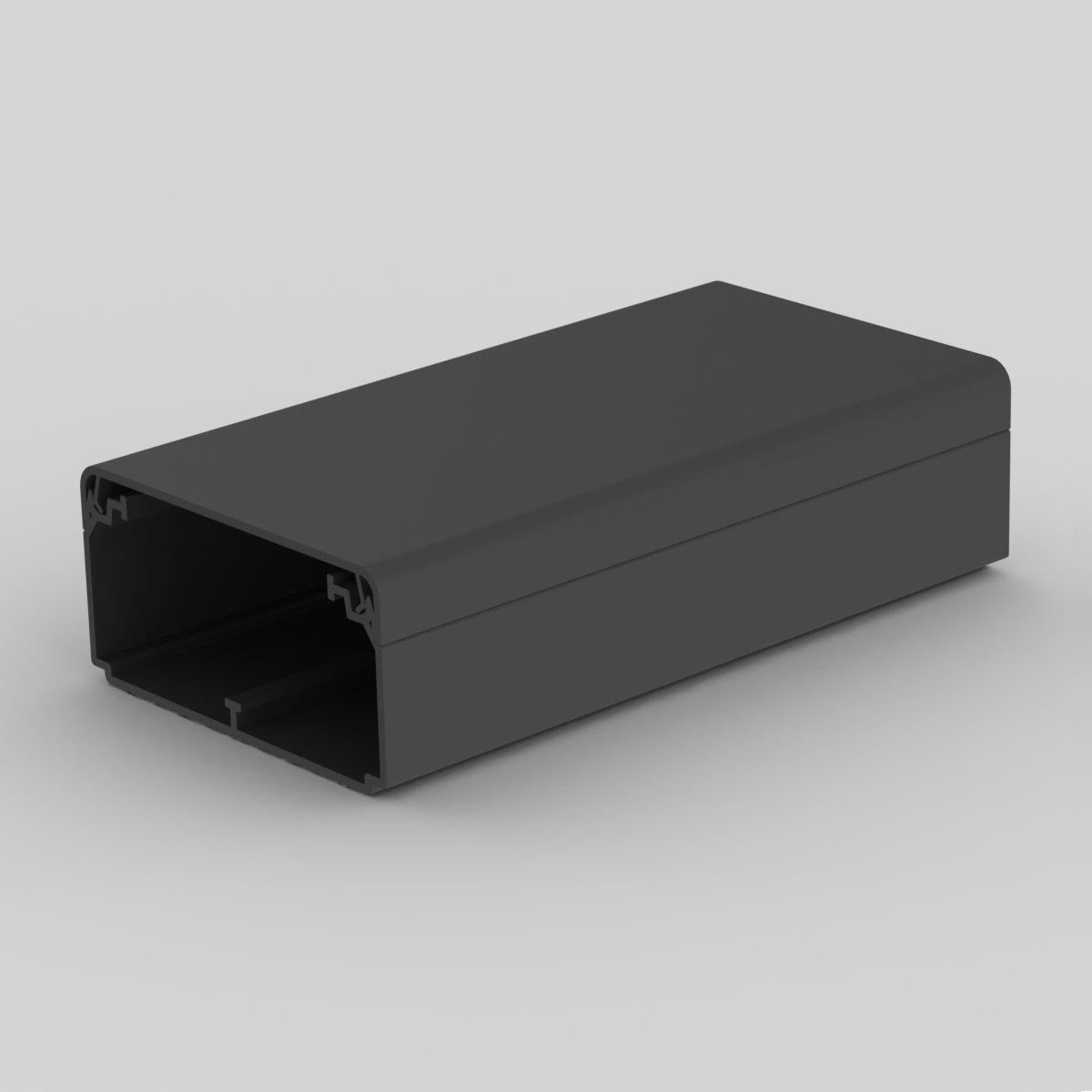 Кабель-канал KOPOS EKD 80x40 мм 2 пог.м ПВХ магистральный Черный (EKD 80X40_FD)