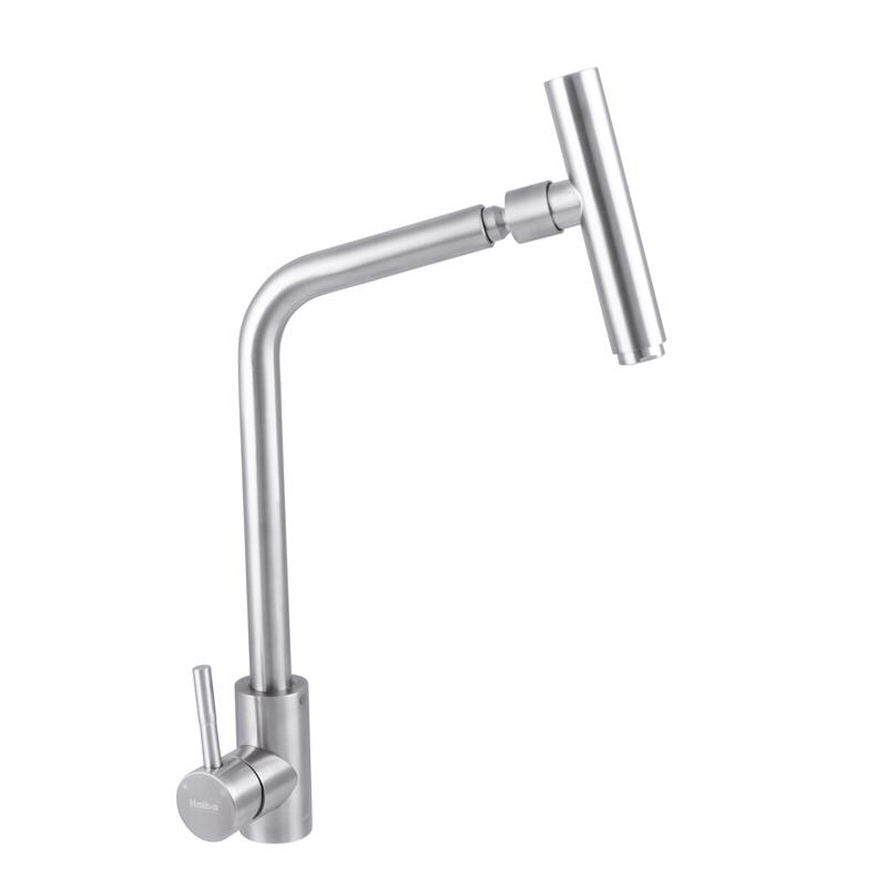 Смеситель для кухни HAIBA SUS 017 с поворотным изливом (HB3897)