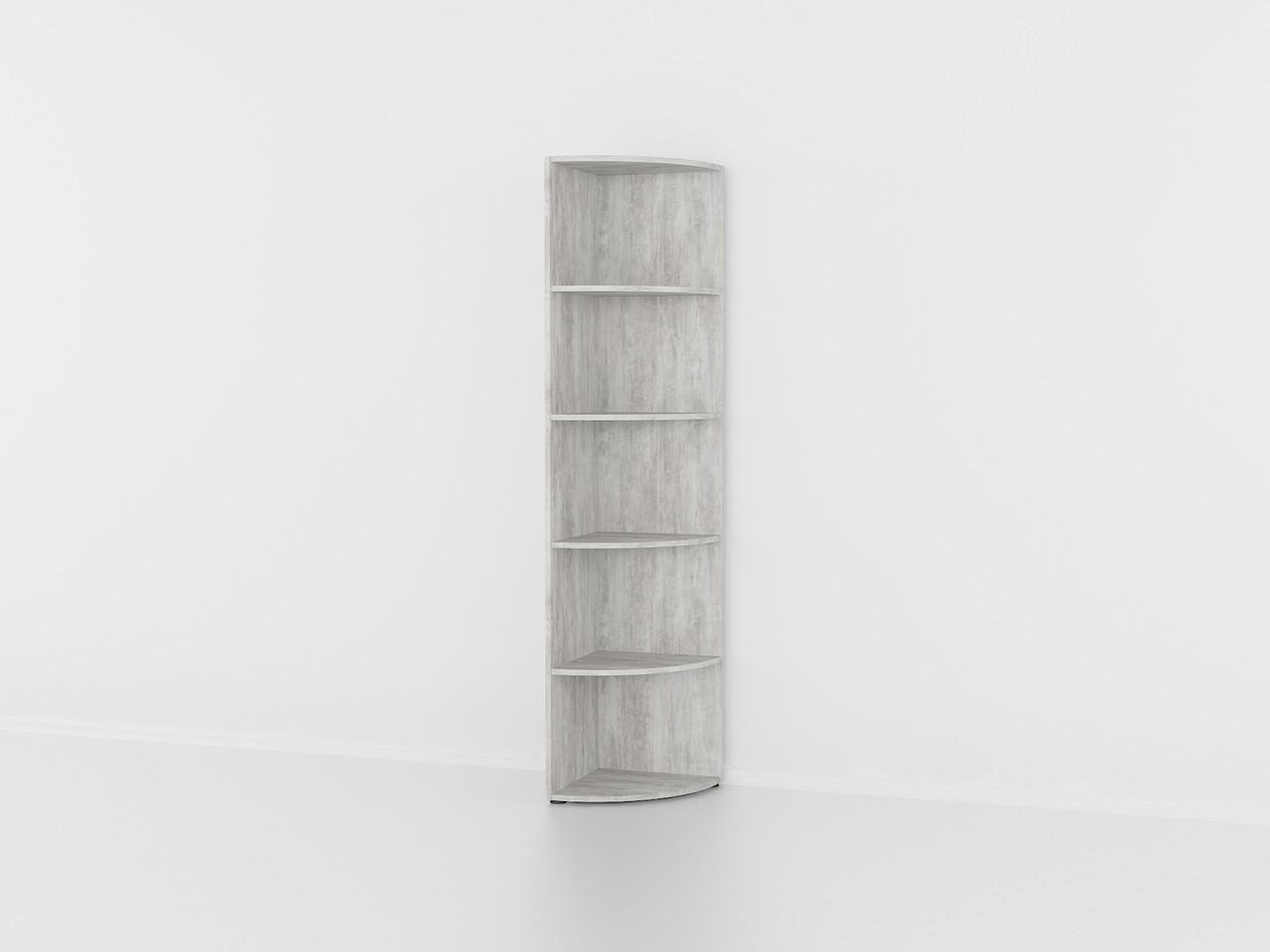 Полка угловая Moreli Forte Elina 1806x400x400 мм Бетон (id27-0000-32-beton)