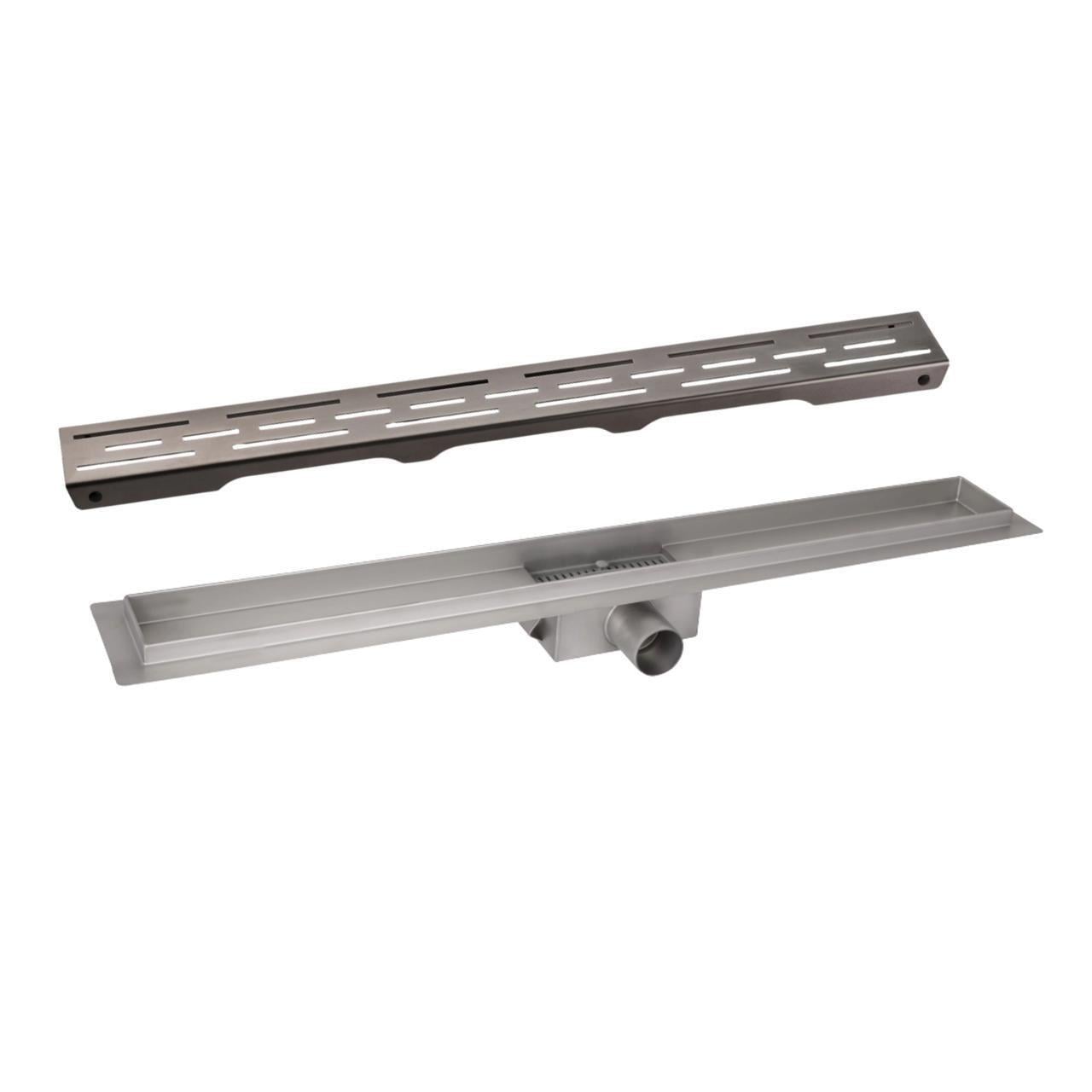 Комплект Qtap Taurus FD700 PVD линейный трап из нержавеющей стали с сухим затвором 700 мм (2751240296)