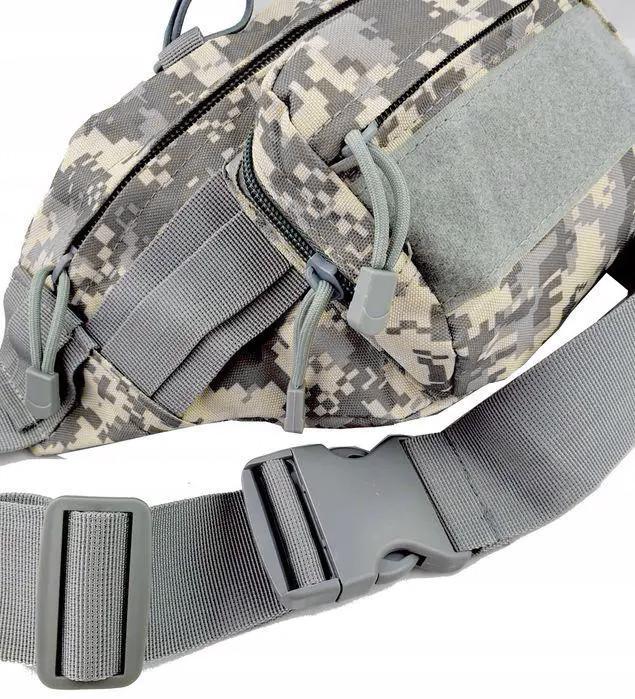 Сумка-бананка на пояс AOKALI Outdoor A29 Camouflage ACU - фото 6