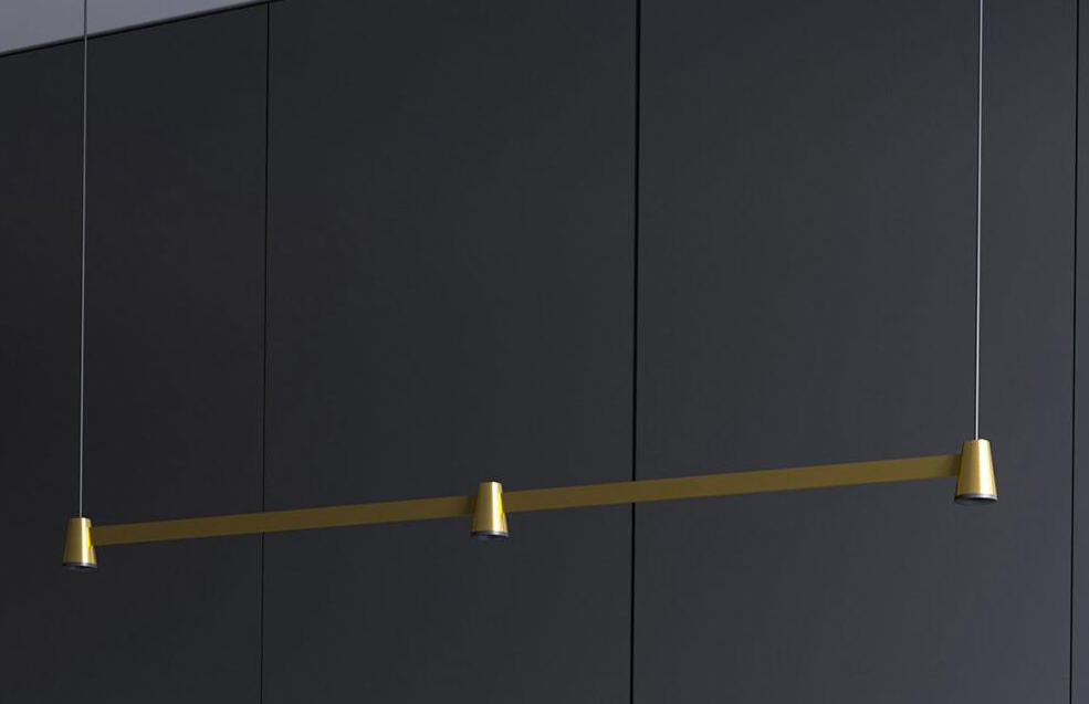 Люстра MJ-Light ARKO 3000 K GD + BK 13010 (11516326)