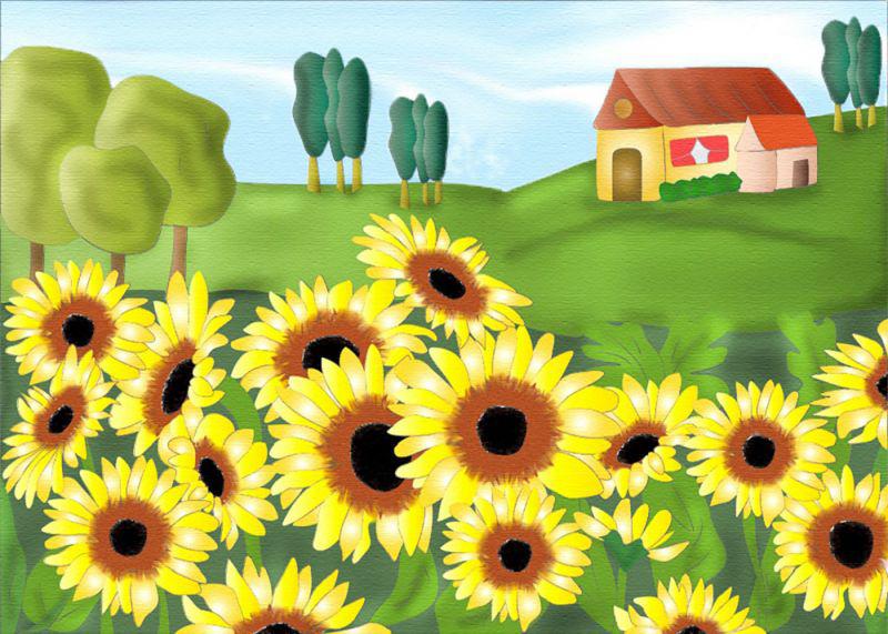 Картина по номерам Идейка Родные поля 25x35 см (Id-7134/3)