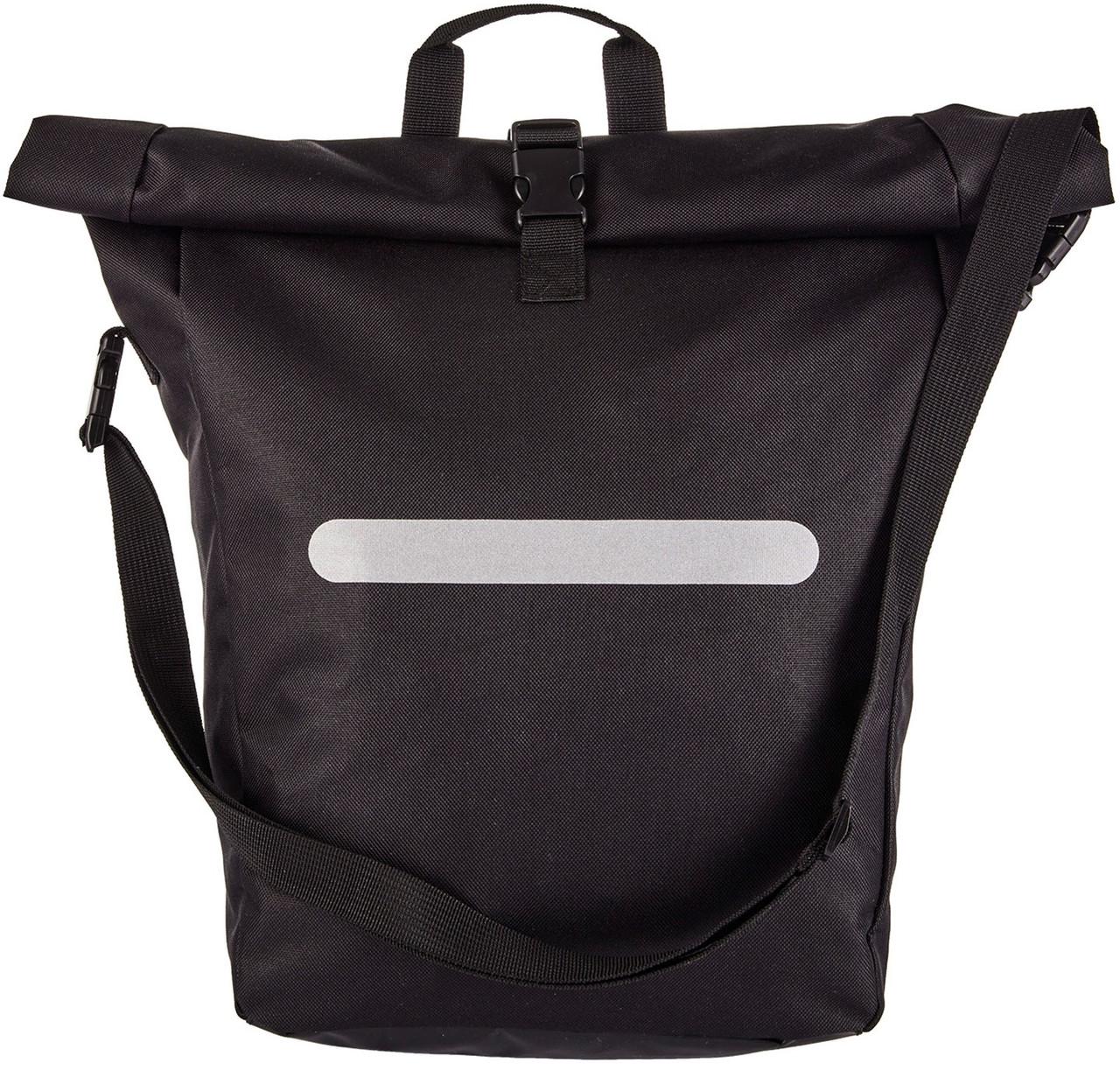 Сумка на багажник Bikemate вертикальная с дождевиком до 8 кг 22 л Черный