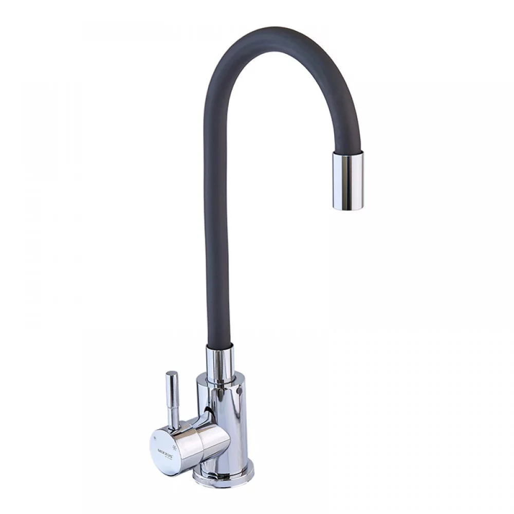 Змішувач для кухні MIXXUS SUS-011 Refl Black/Chrome (MI6223)