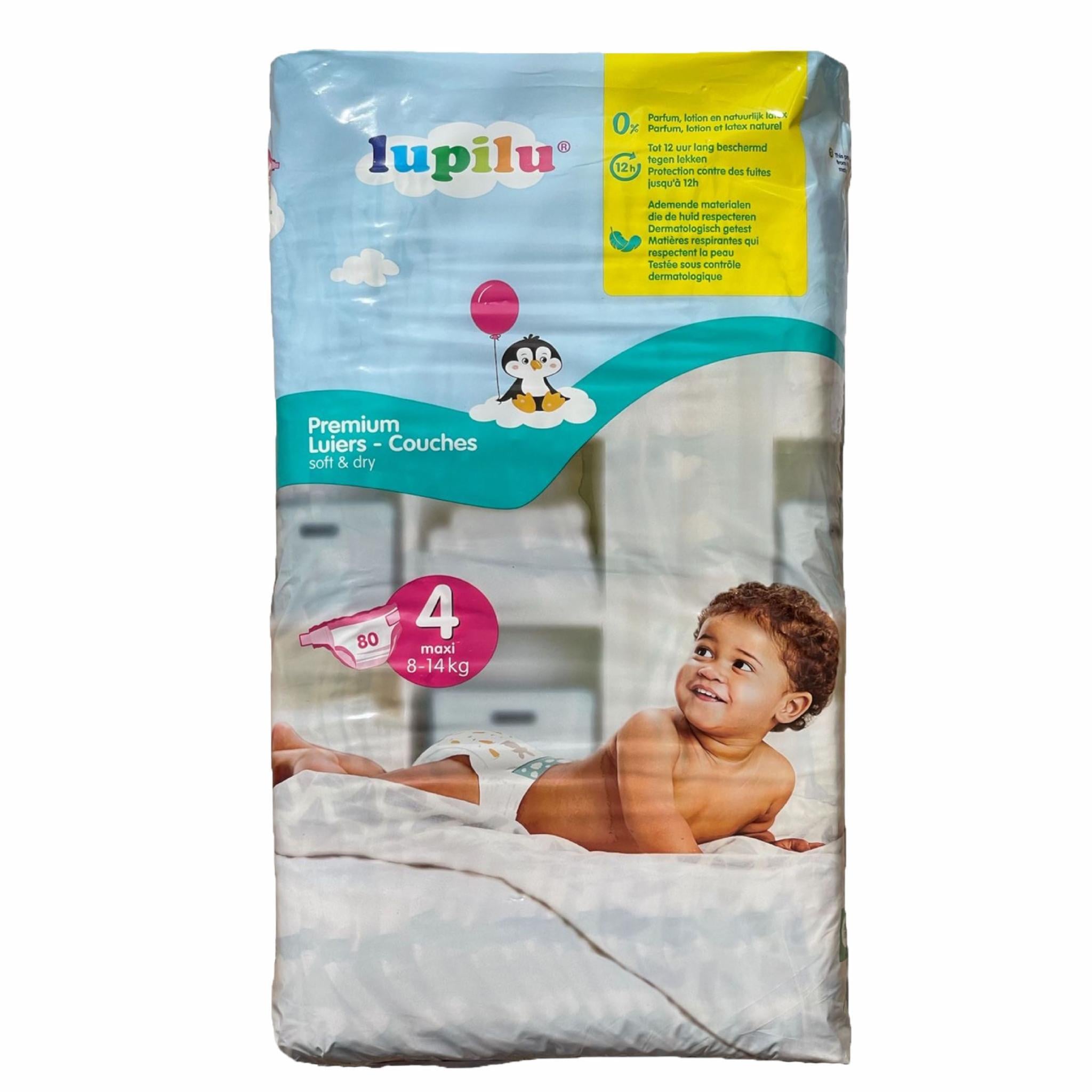 Подгузники премиум Lupilu soft&dry 4 Maxi 8-14 кг 80 шт. (66d953ead865de2f4c7a88a7)