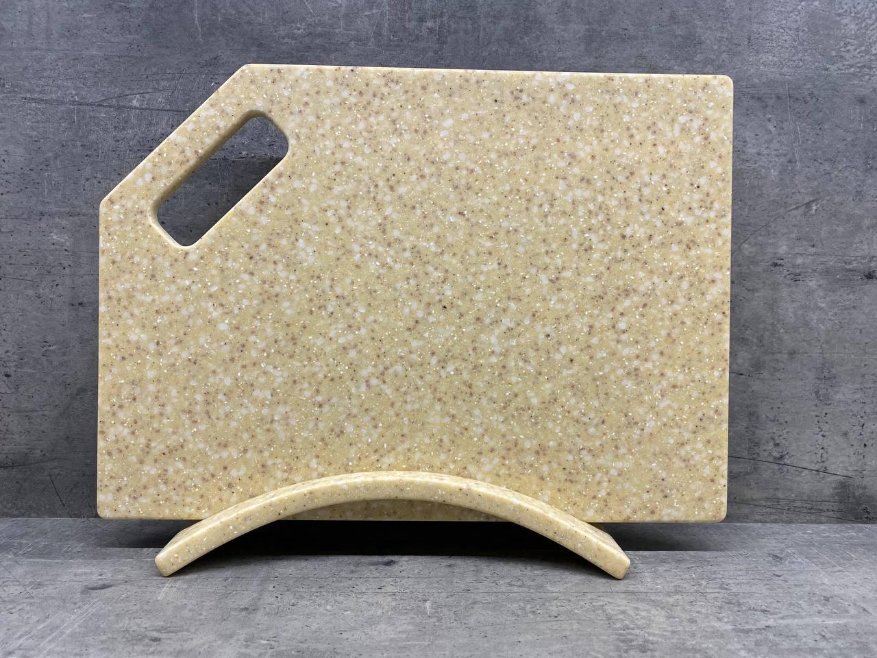 Дошка кухонна Eldora на підставці зі штучного акрилового каменю 360x260 мм (23857932) Дошка кухонна Eldora на підставці зі штучного акрилового каменю 360x260 мм (23857932)