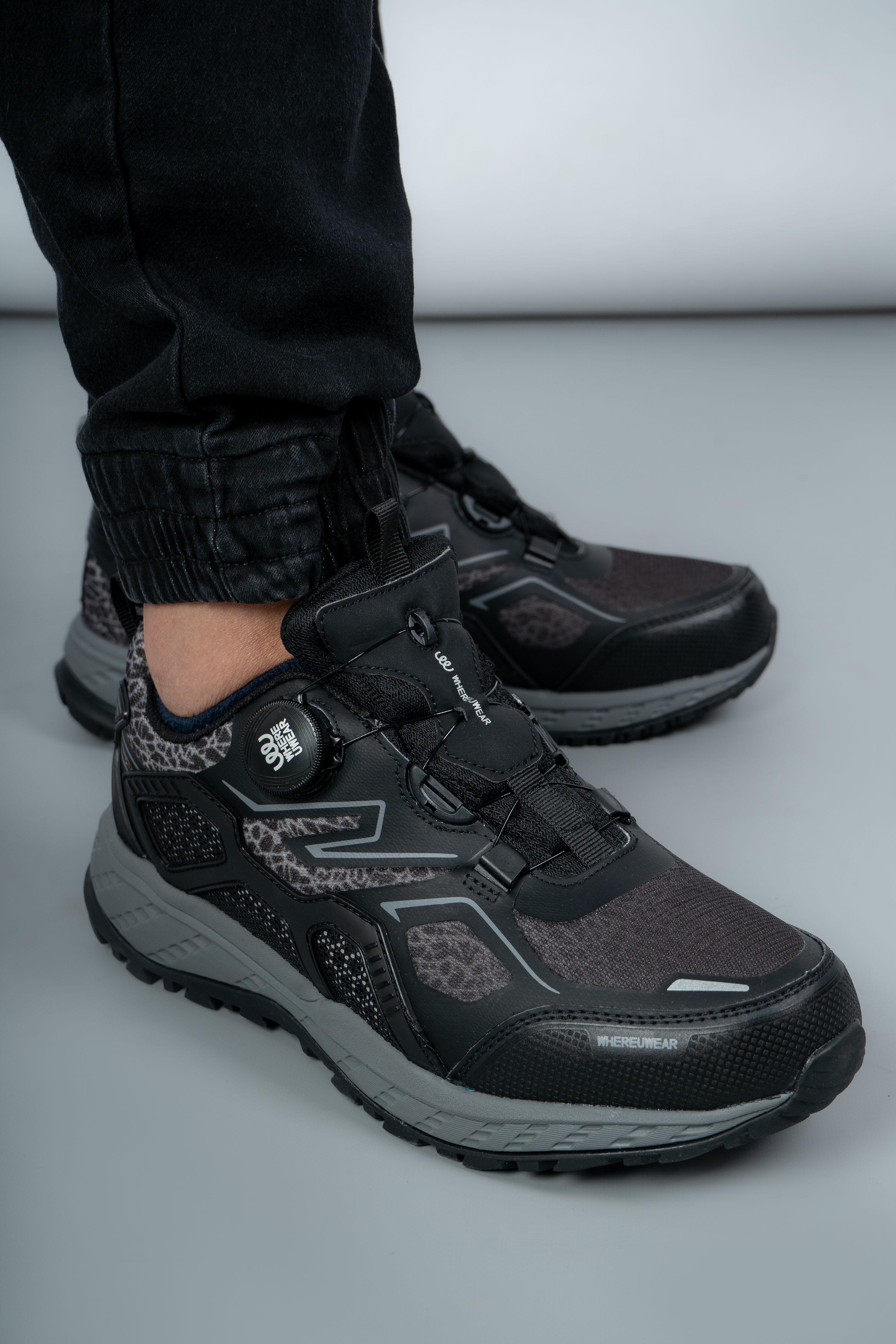 Кроссовки мужские Where Uwear WUW5477-BLACK р. 42 Черный (346670_42)